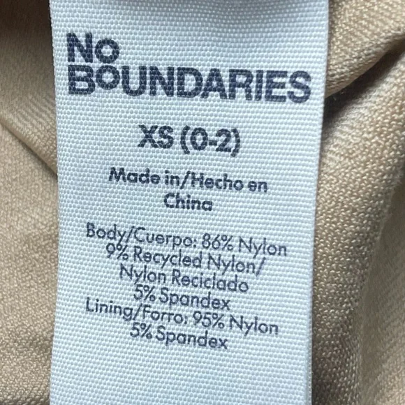 NWT No Boundaries Seamless V-Neck Bodysuit Tan XS - Picture 4 of 4